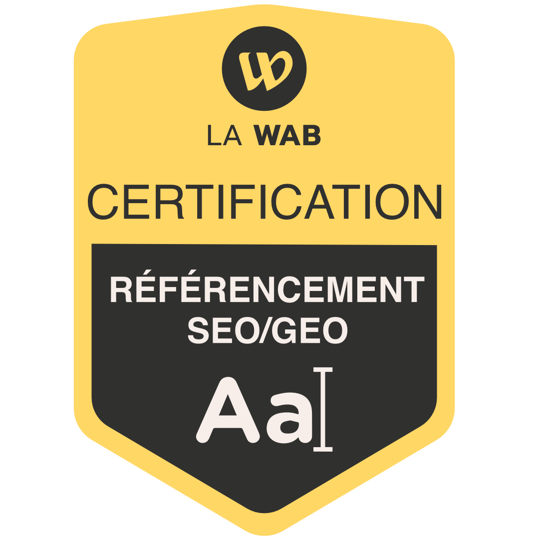 Certification La WAB - Référencement SEO/GEO